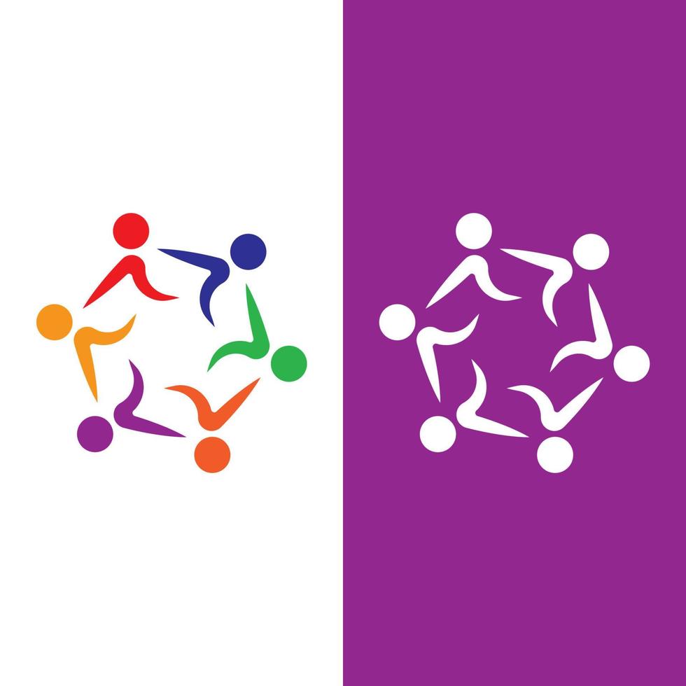 Community, network and social icon vector