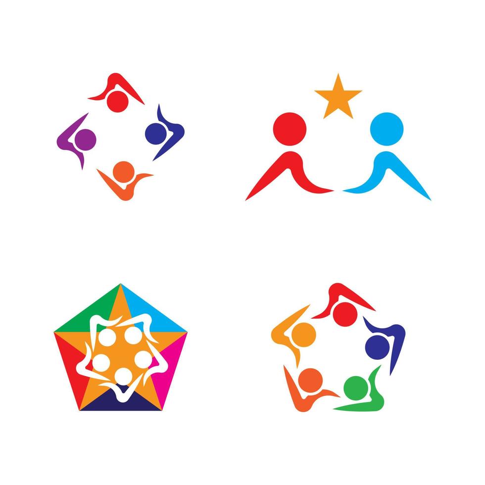 Community, network and social icon vector