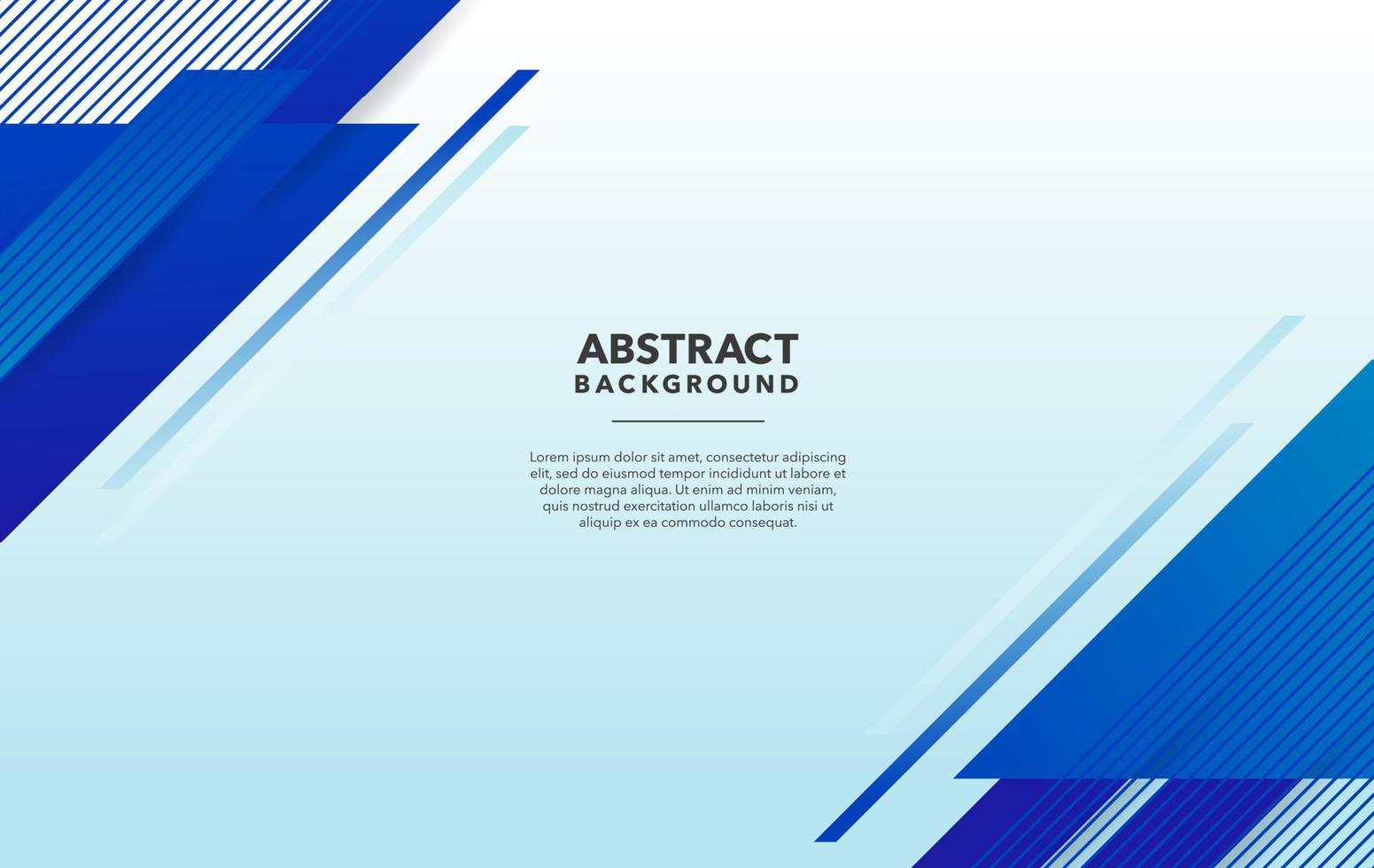 blue modern abstract background design vector