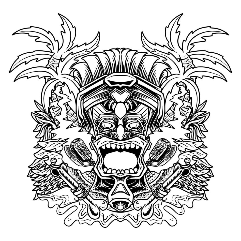 Skull alien animals Summer Vibes vector illustration tshirt design