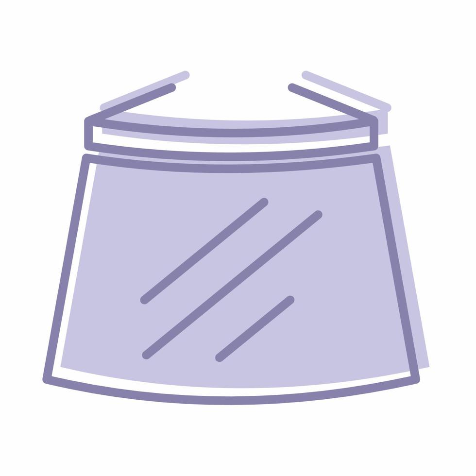 Face Shield Icon Blue.eps vector