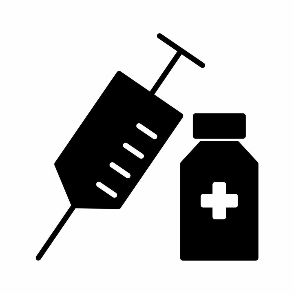 Vaccine Icon Black.eps vector