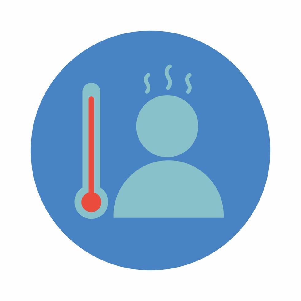 Thermometer Icon Flat.eps vector