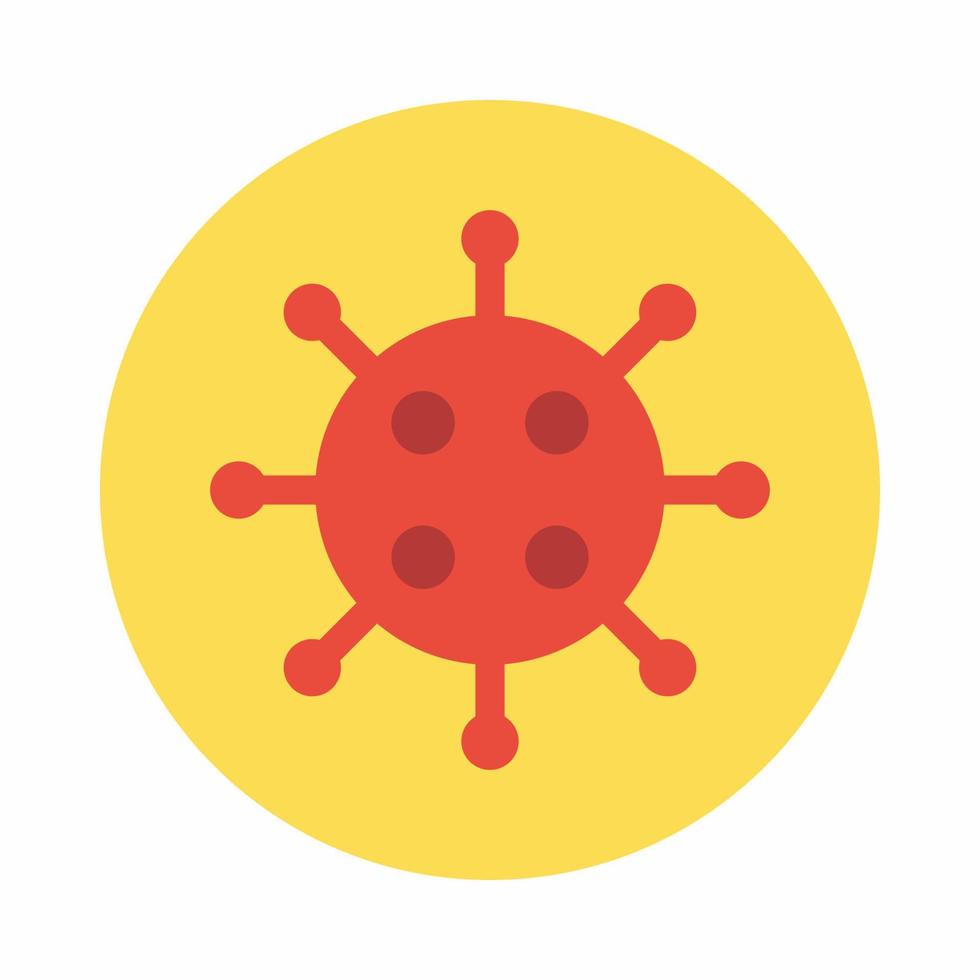 Virus Icon Flat.eps vector