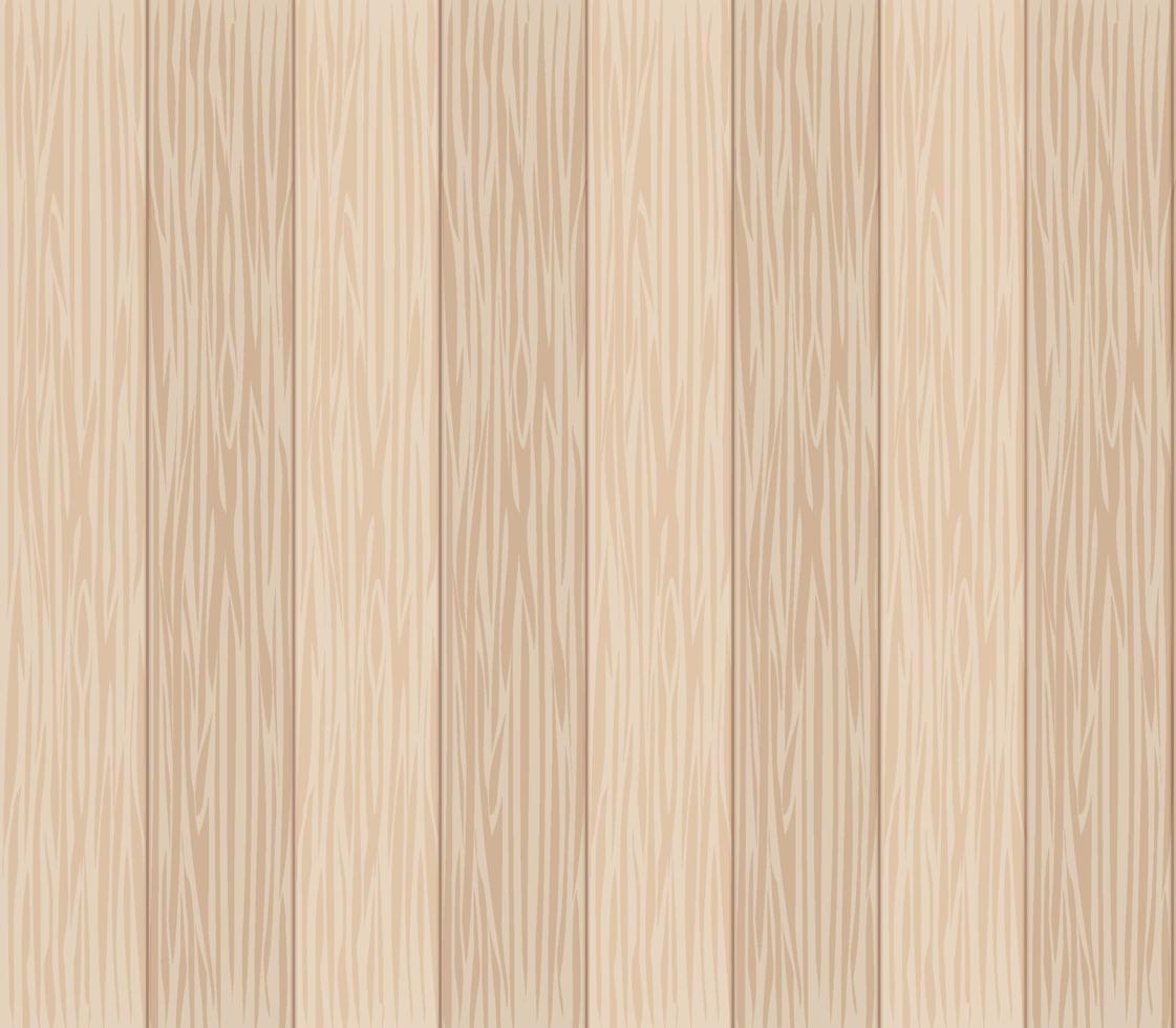 fondo de madera clara. textura de tablones de madera de color marrón claro. vector