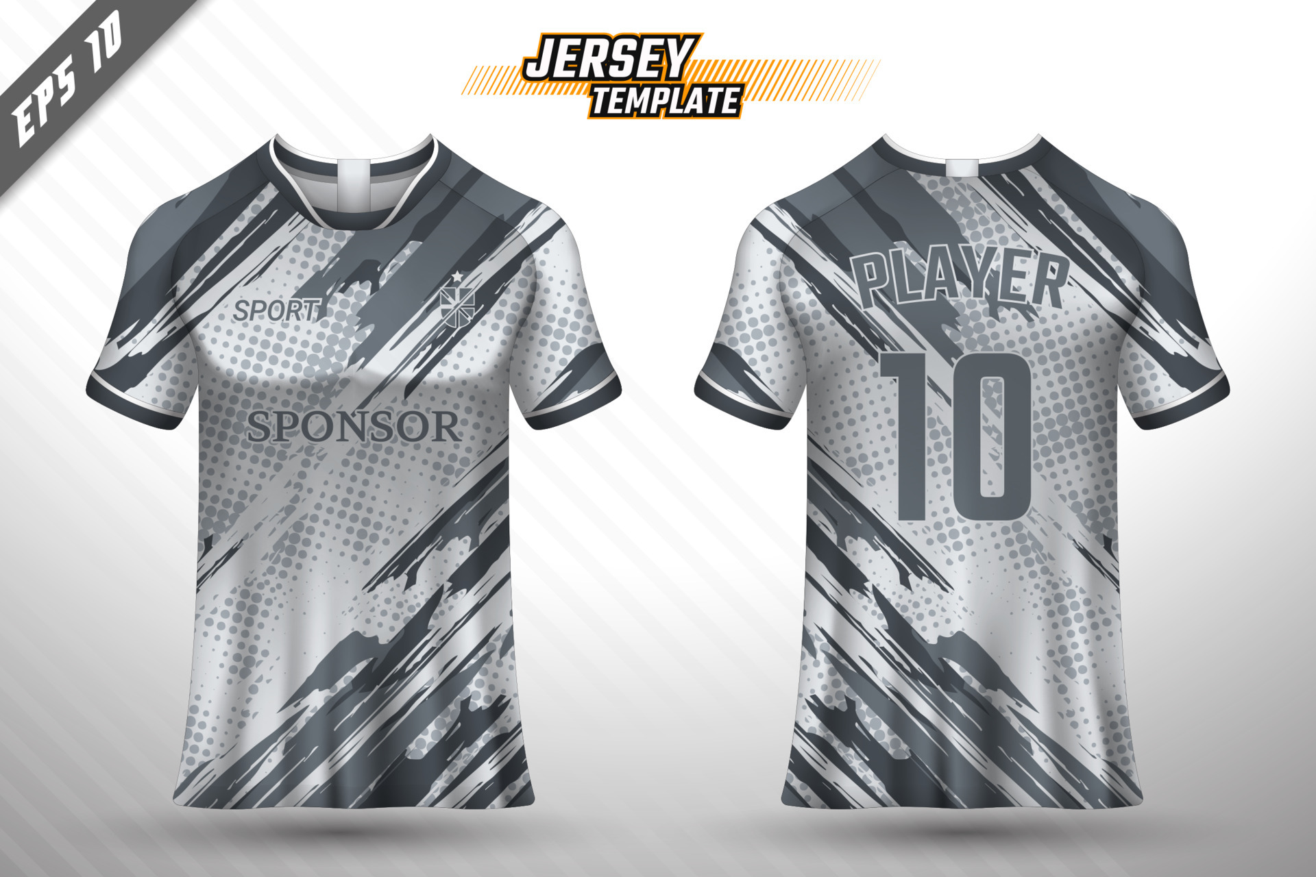 Sports jersey and tshirt template sports jersey design vector mockup