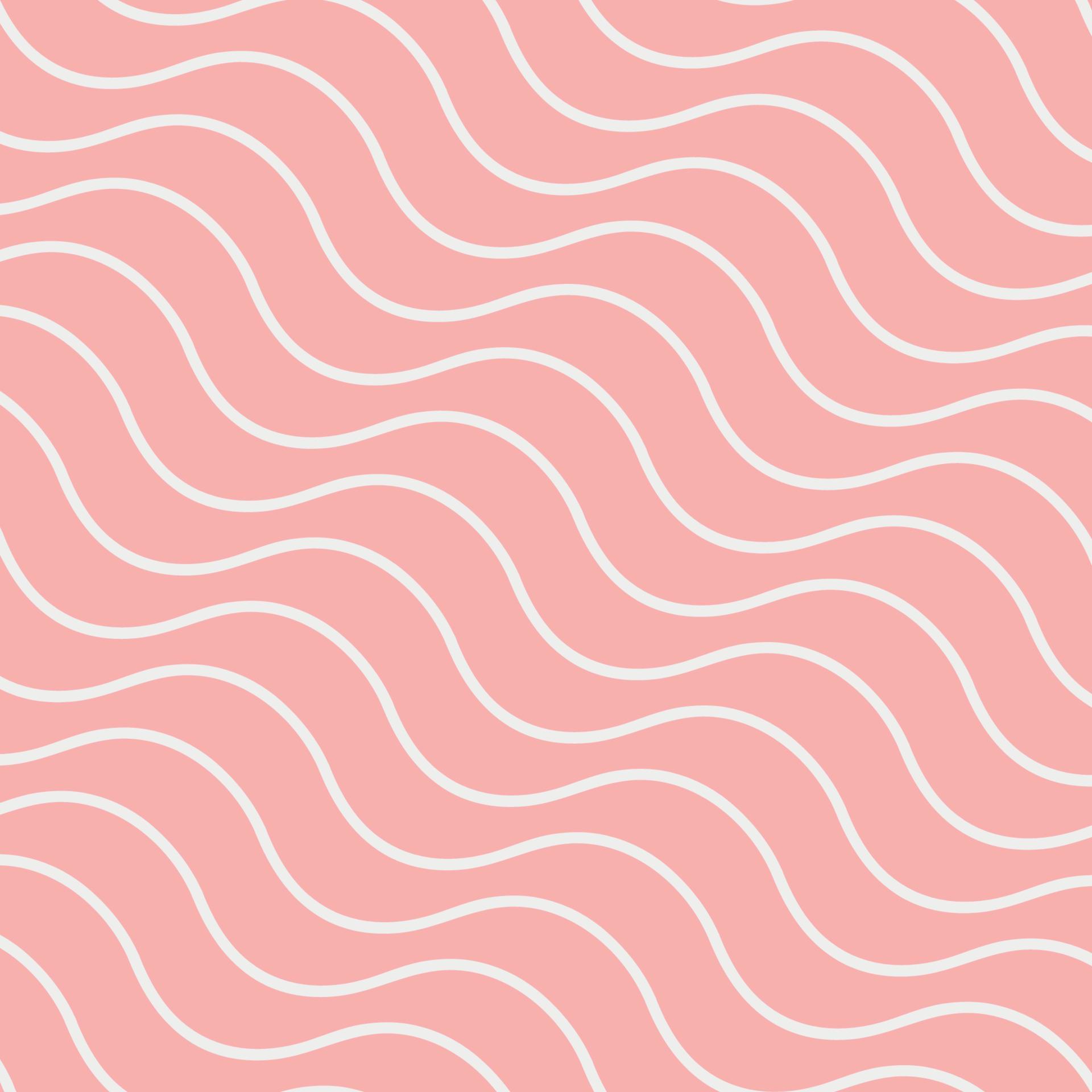 pretty cute girly abstract pink and white seamless wave pattern 4342848 ...