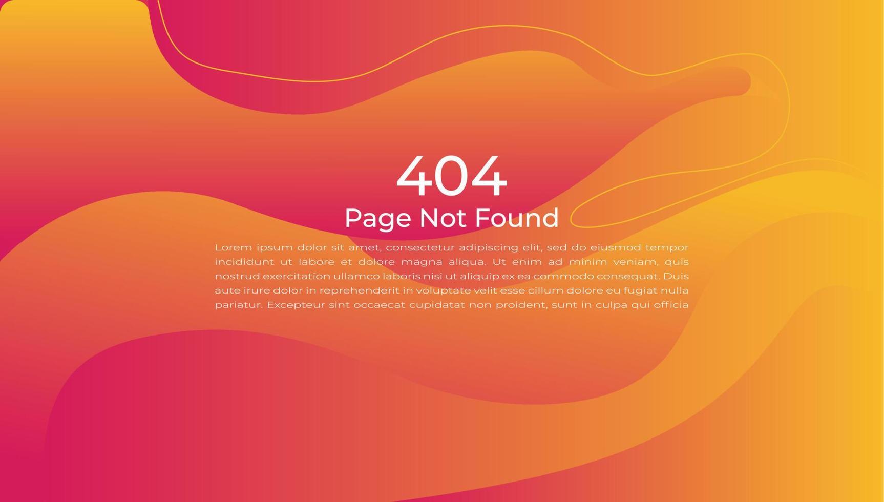 error 404 page not found background. vector