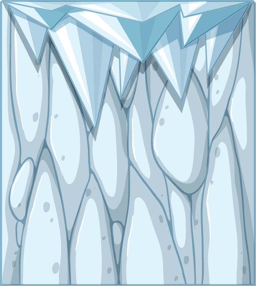 Ice wall texture background vector