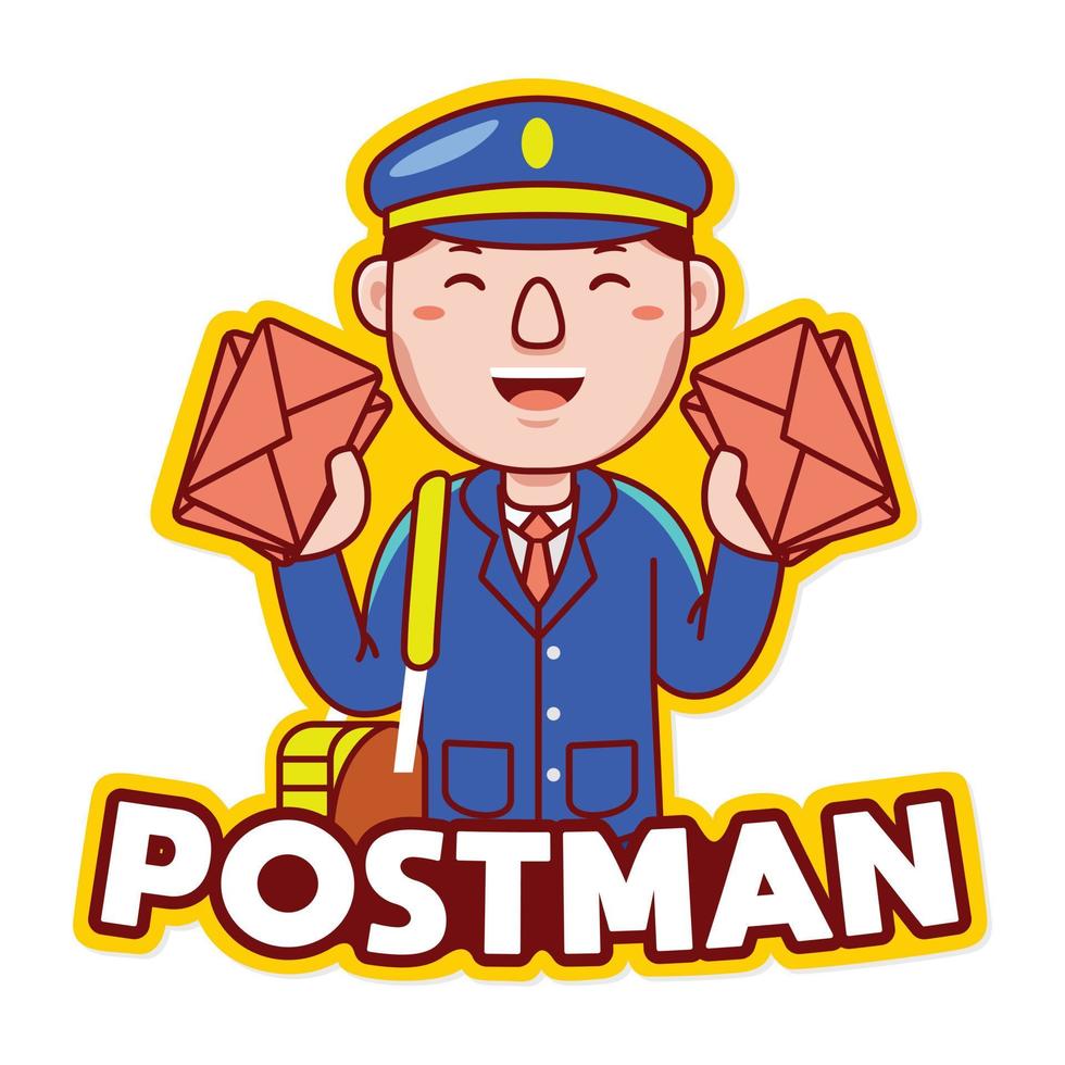 POSTMAN PROFESSION LOGO vector