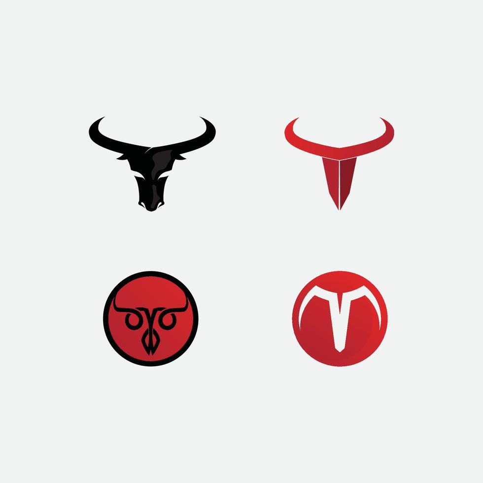 toro cabeza de búfalo vaca animal mascota diseño de logotipo vector para deporte cuerno búfalo animal mamíferos cabeza logo salvaje matador