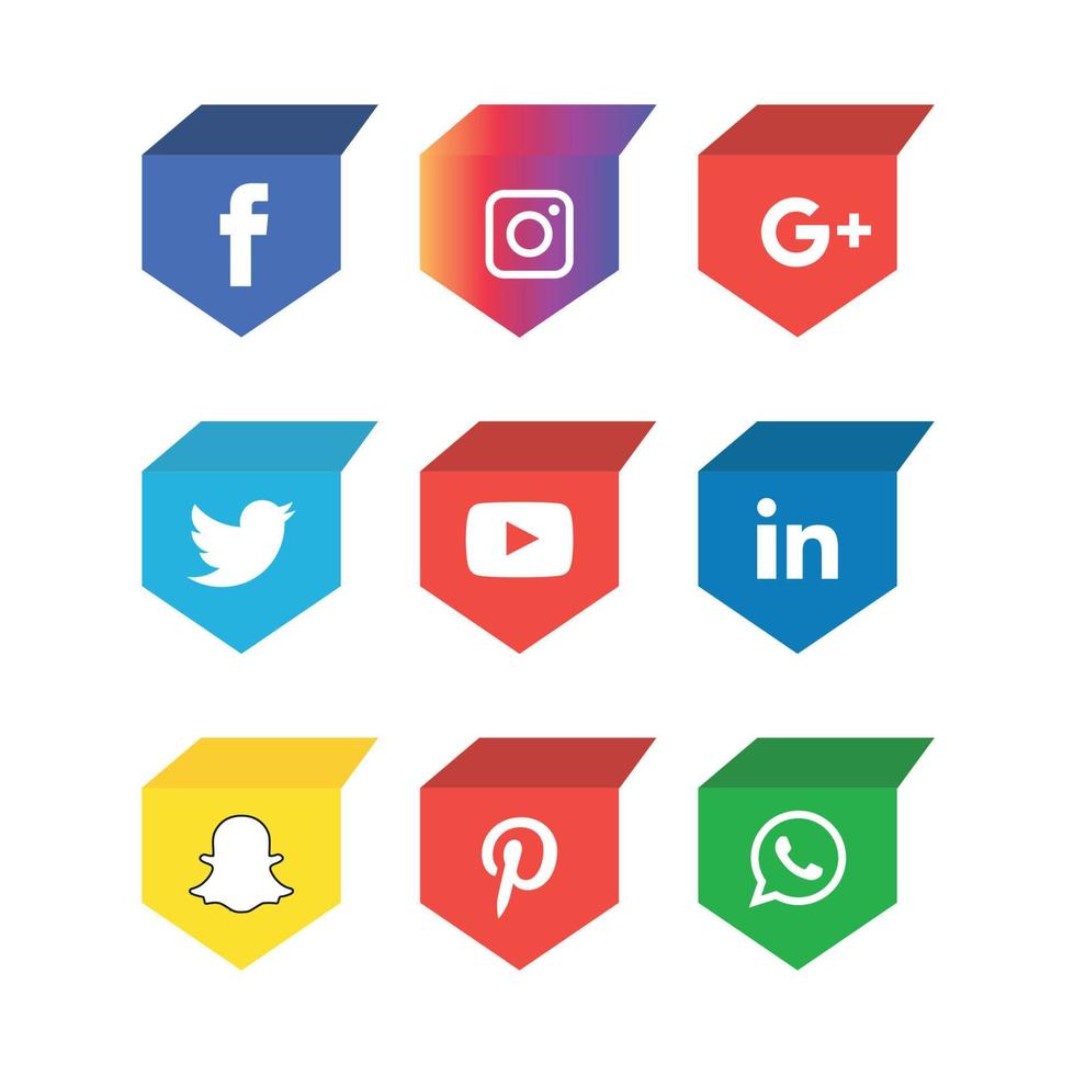 tecnología de iconos planos de redes sociales, red. venta de cara sonriente de grupo de fondo. compartir, me gusta, ilustración vectorial twitter, youtube, whatsapp, snapchat, facebook, instagram, tiktok, tok vector