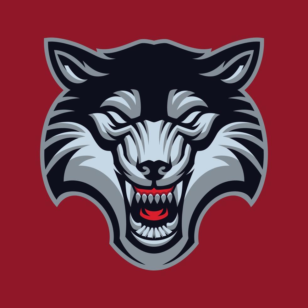 logo de vector de lobo