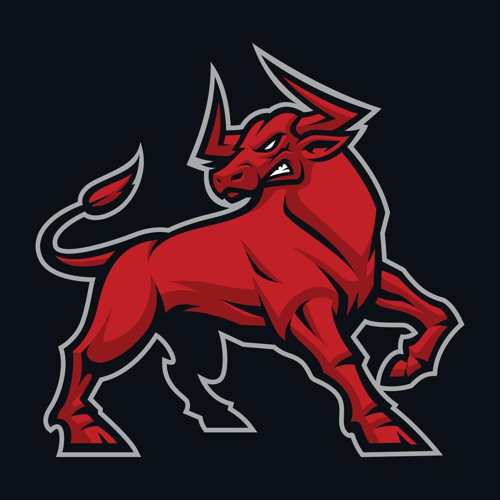 Bull Vector Mascot