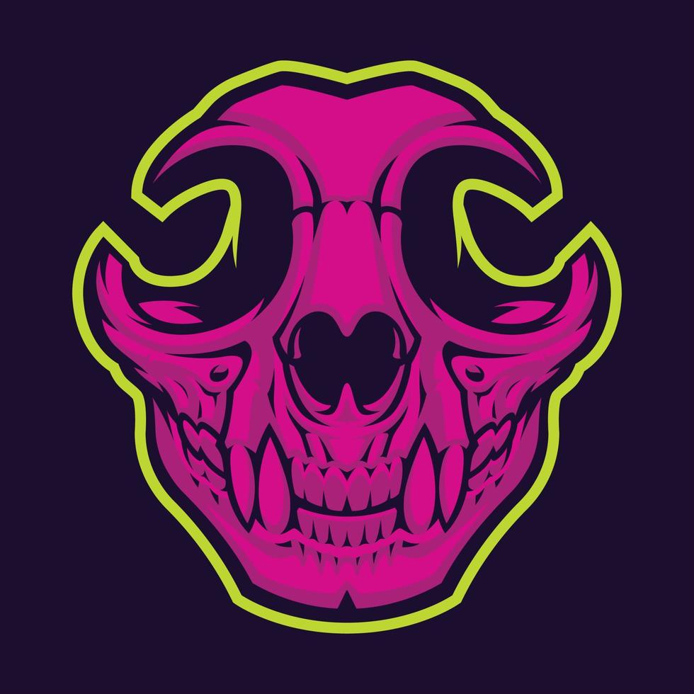 Cat Skull Vector