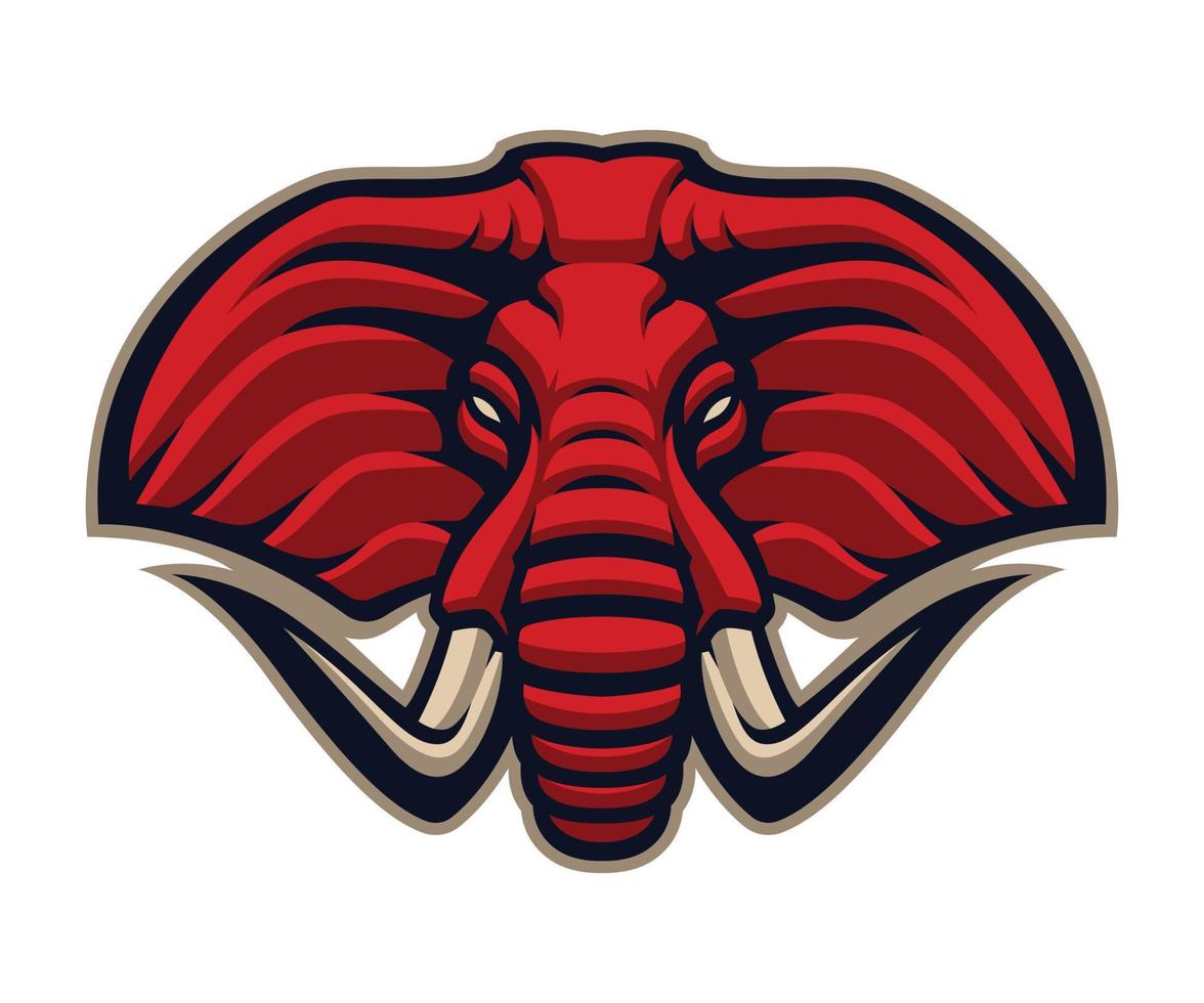 An Elephant Vector Mascot