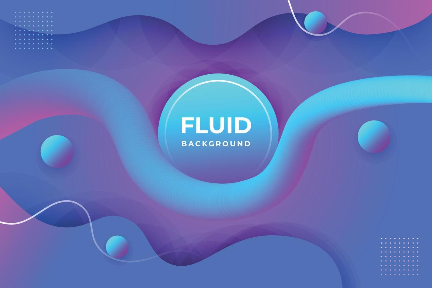 Realistic Abstract Modern Fluid Background Design vector