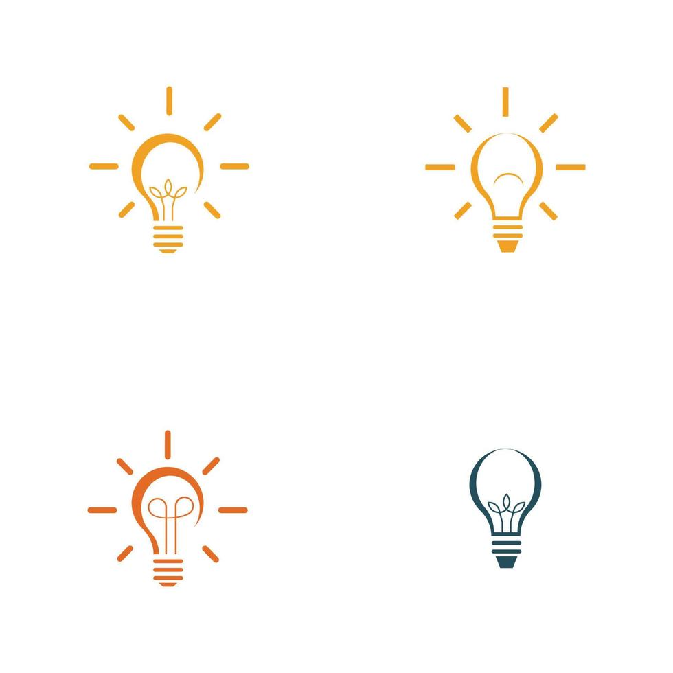 light bulb symbol icon vector