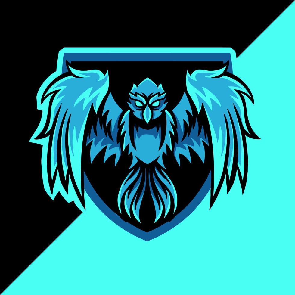 Phoenix Esport Mascot Logo vector