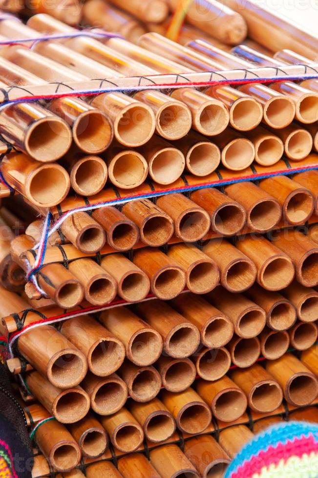 Pan Pipes, Ecuador photo