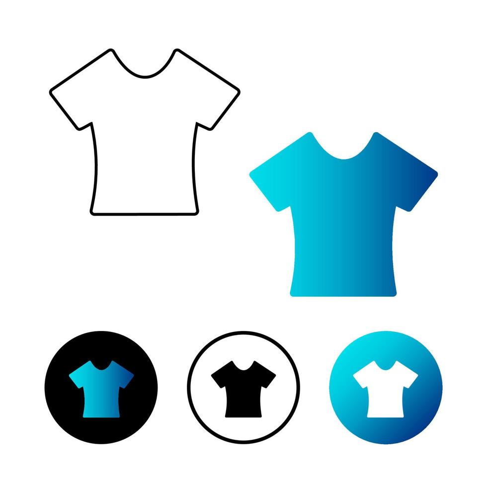 Abstract Shirt Icon Illustration vector