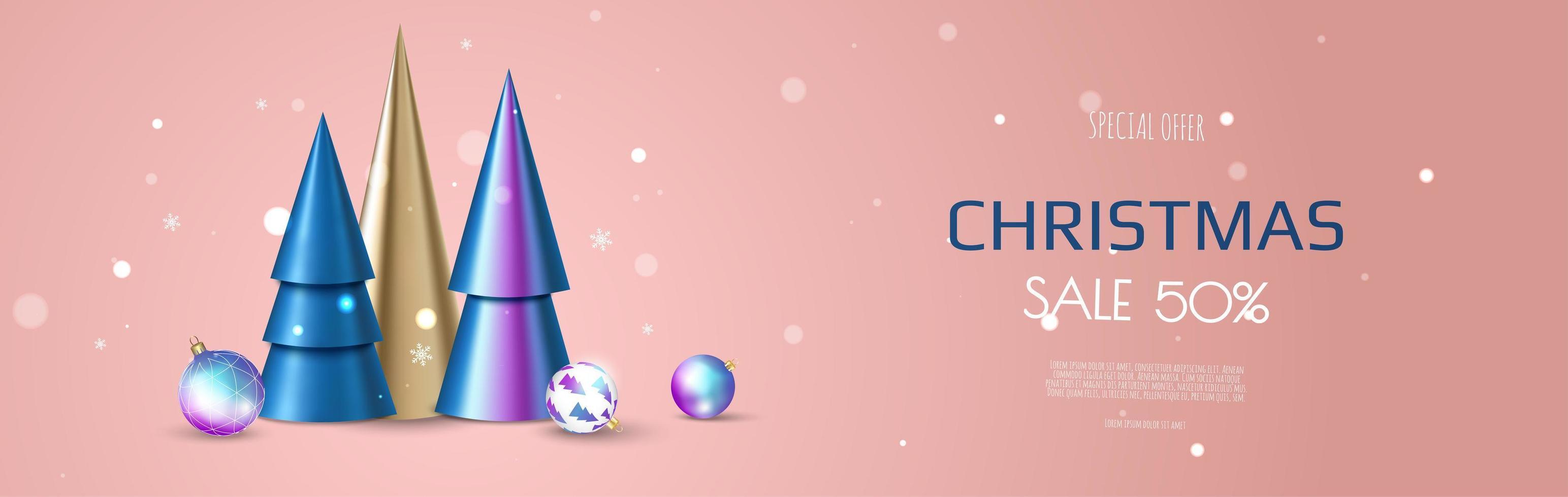 Christmas and New Year background. Conical Abstract Christmas Trees. Greeting card, banner, headers, website, poster vector