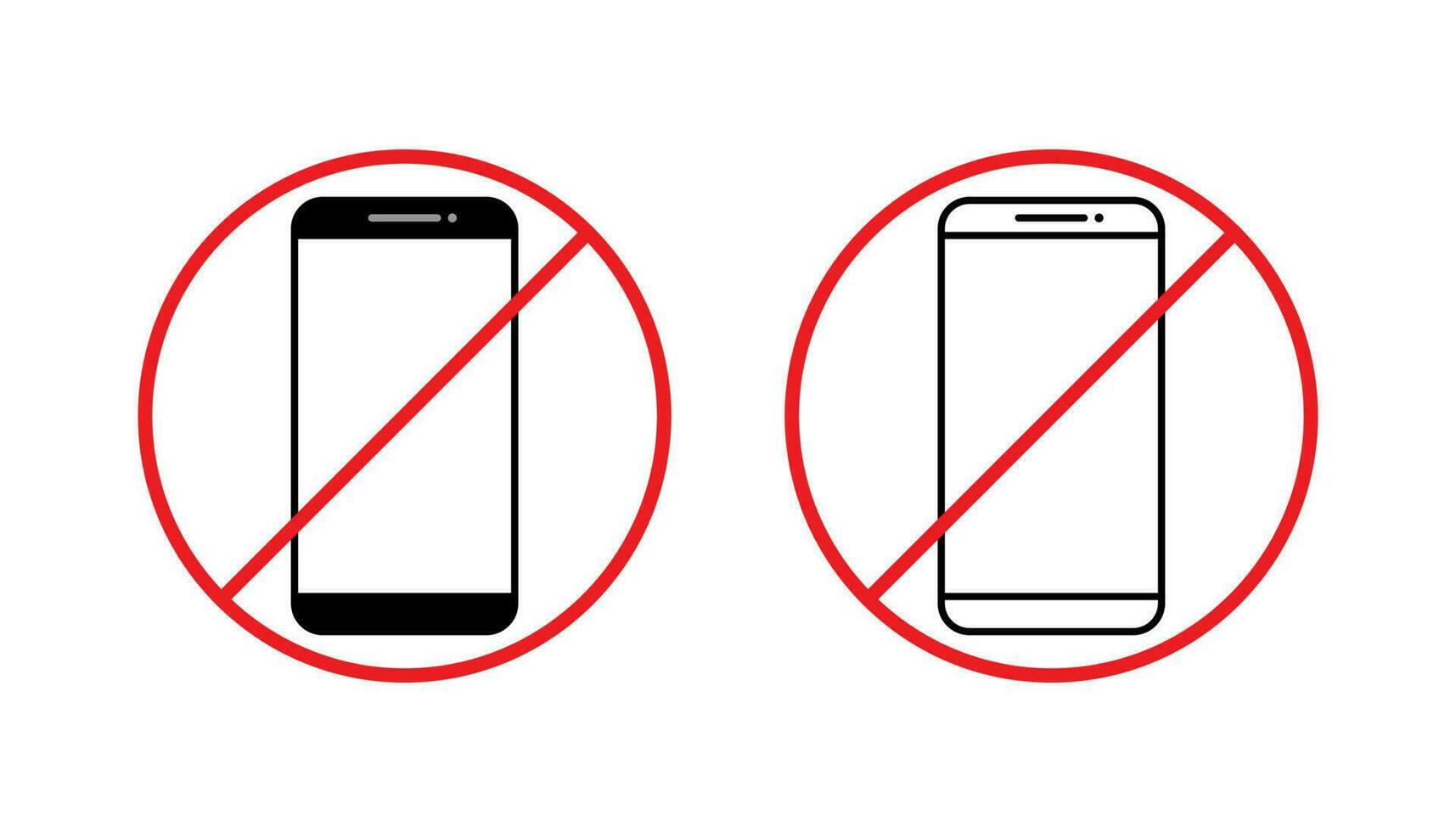 No smartphone icon vector design on white background