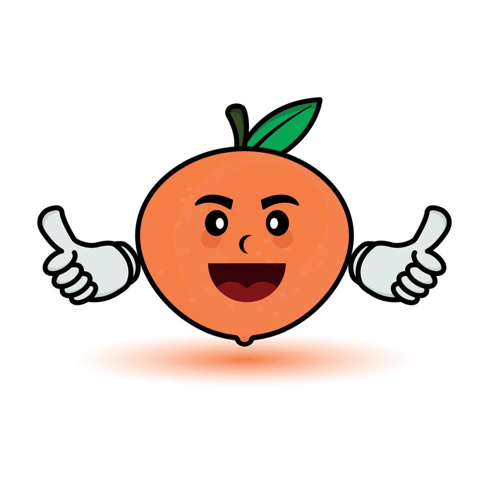 Illustration fruit peach mascot cartoon character. illustration flat style. suitable for promotion of juice products, fresh drinks, prints design, children book, etc. design template vector