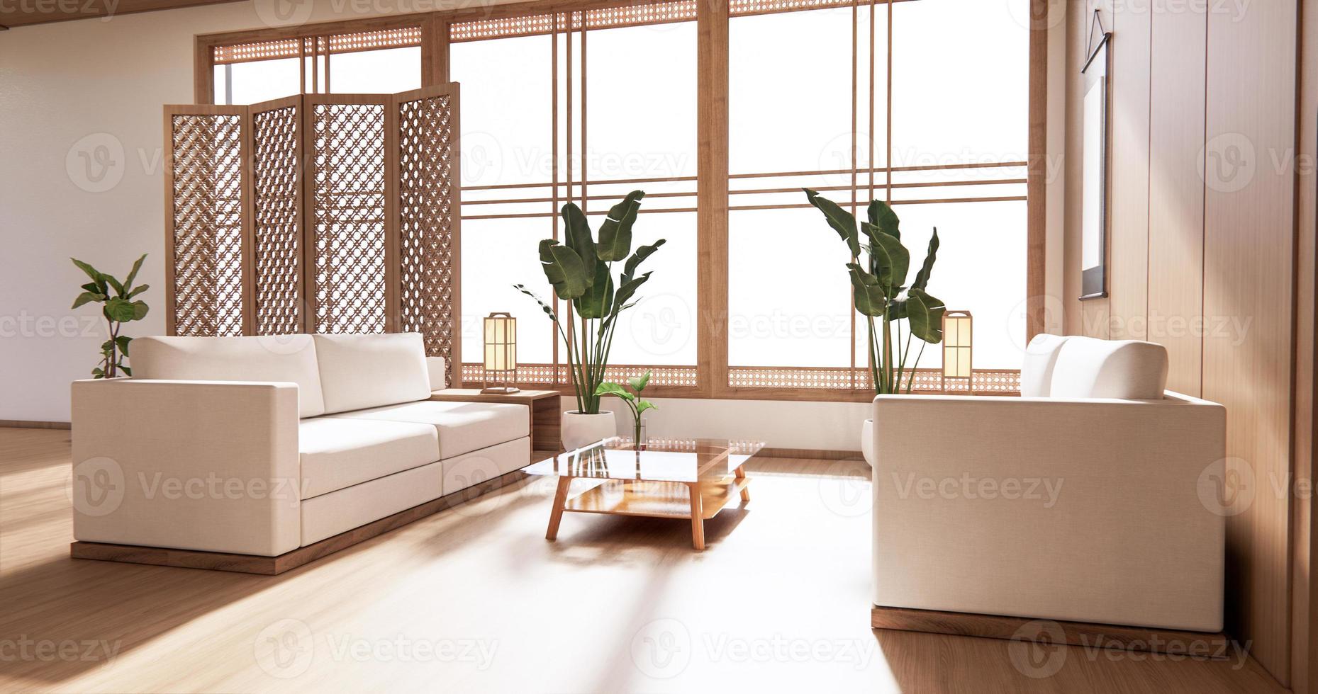 cabinet shelf wall on tatami mat floor room japanese style. 3D rendering  4589402 Stock Photo at Vecteezy