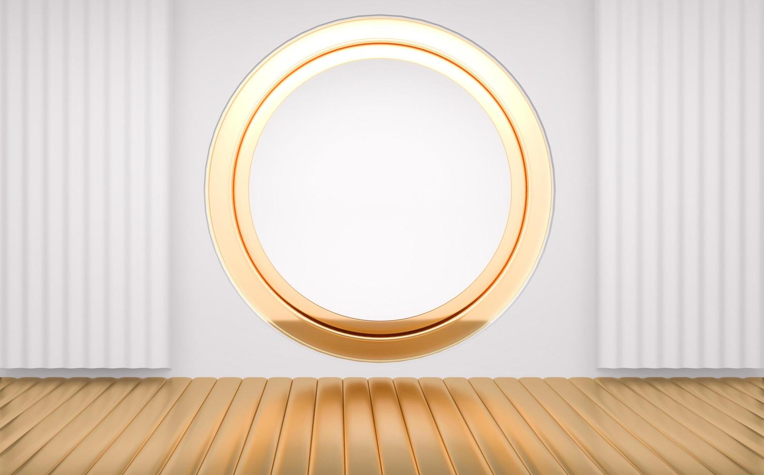 podium show cosmetic product geometric cylinder podium in white background.3D rendering photo