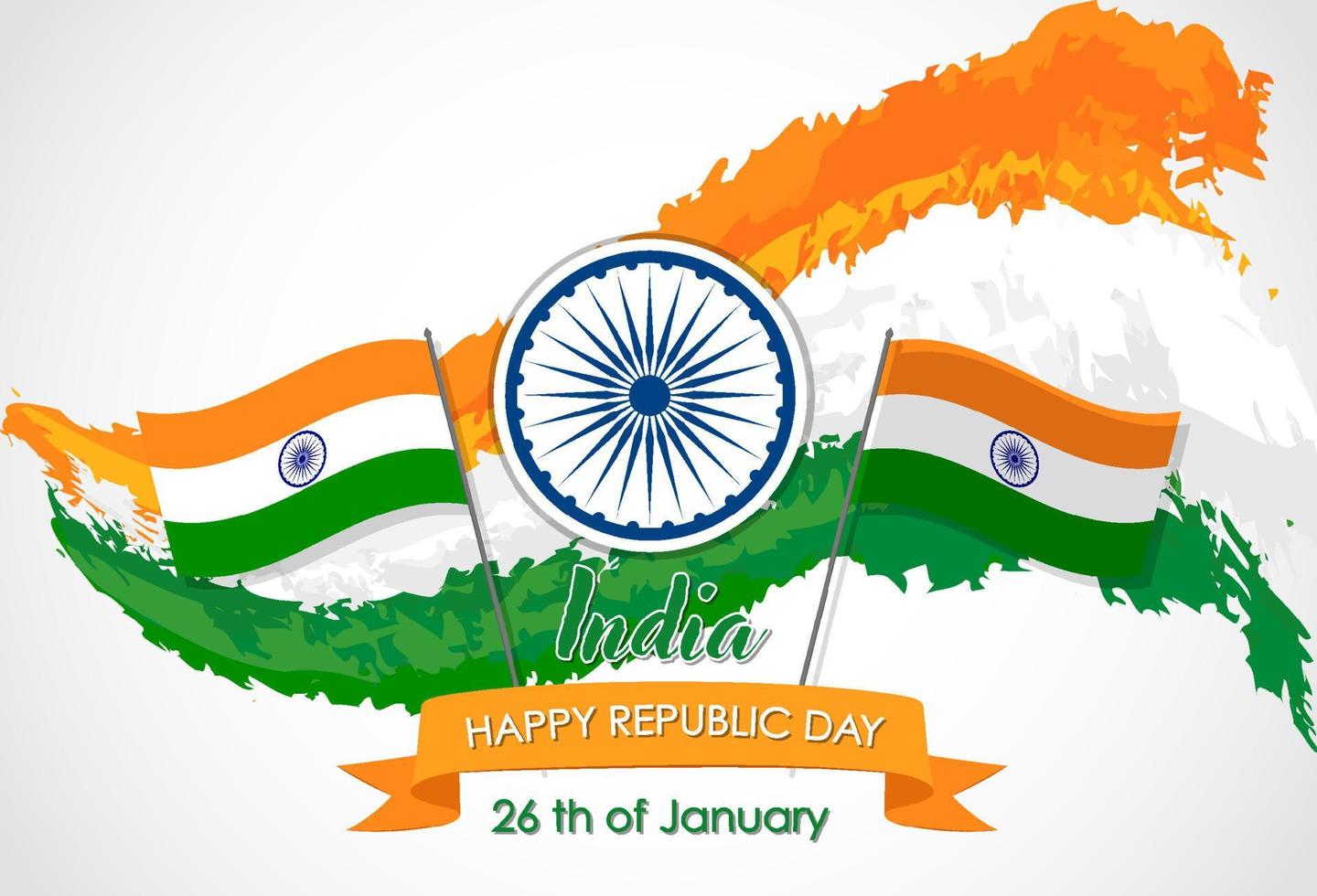 India Republic Day poster design vector