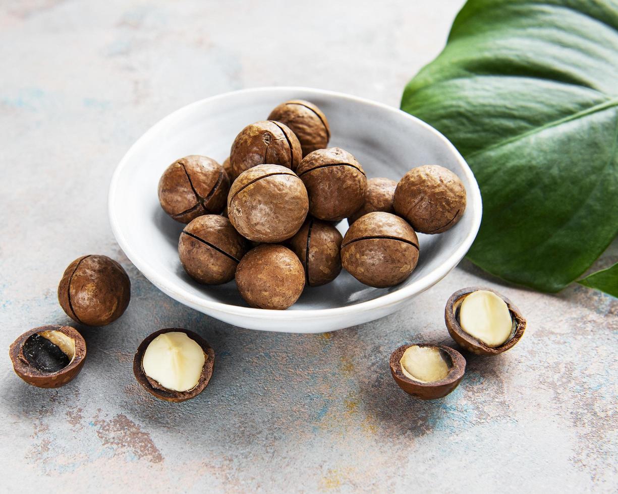 Organic Macadamia nuts photo