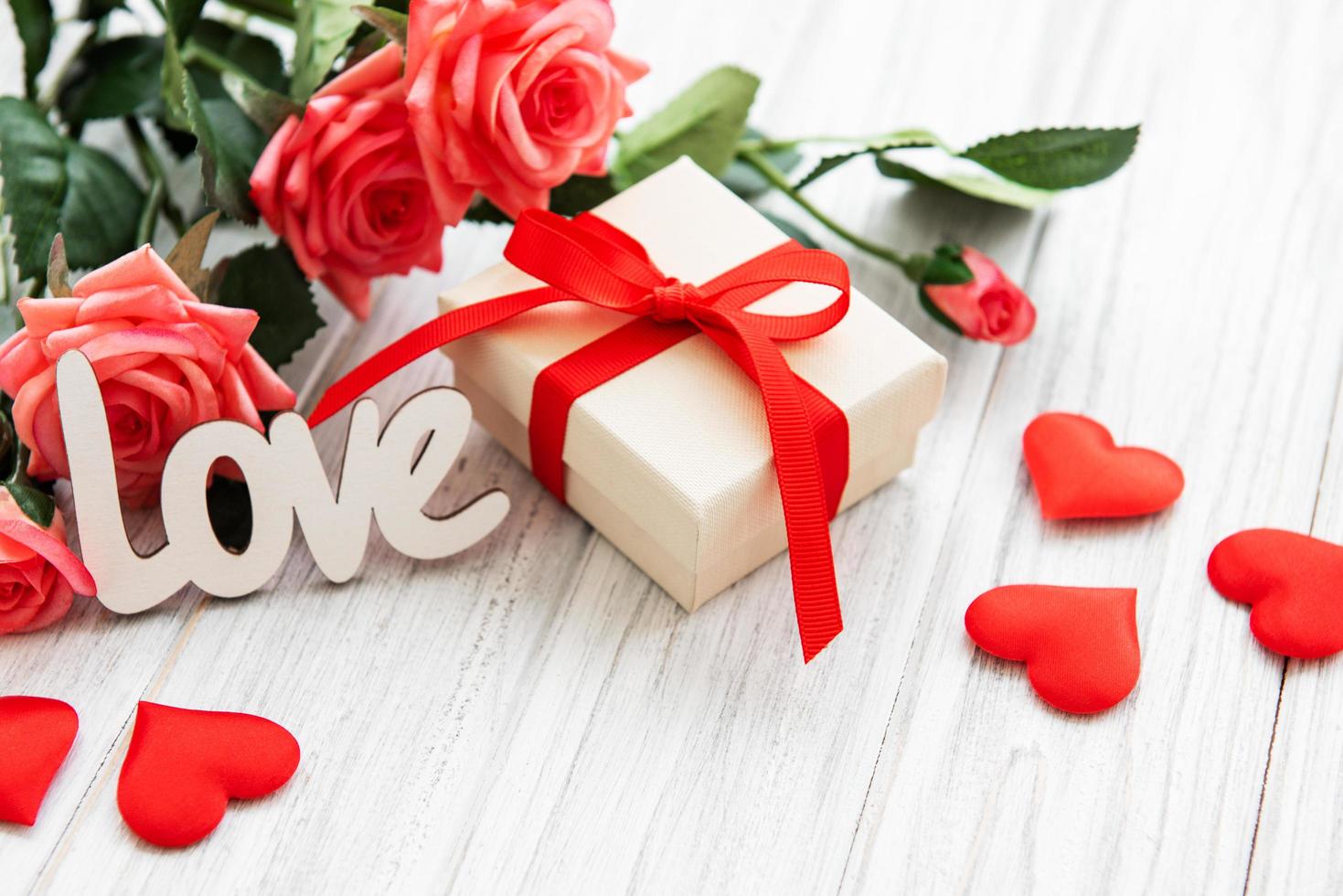 Valentine day romantic background photo