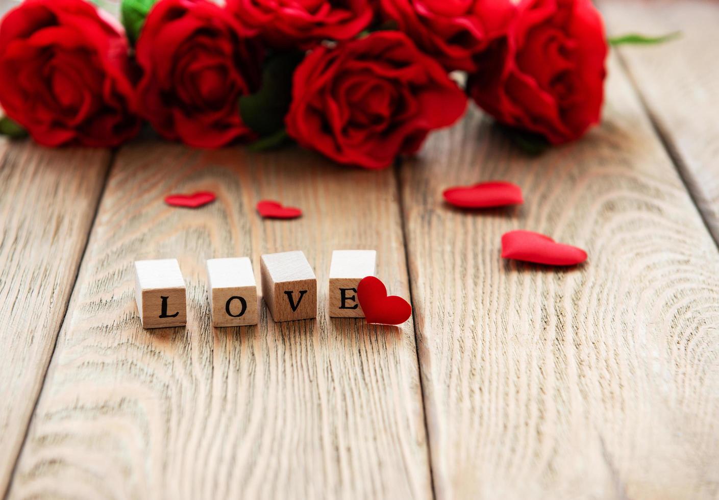 Valentine day romantic background photo