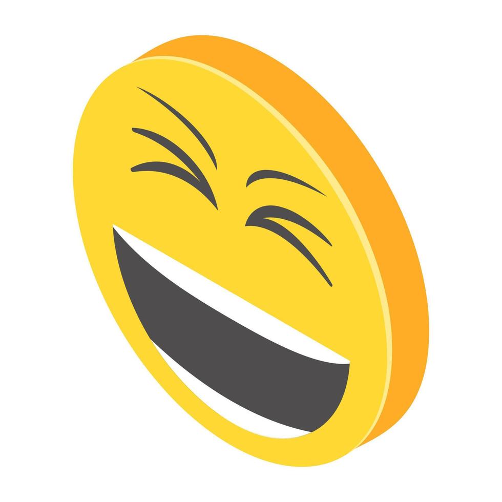 Trendy Laughing Concepts vector