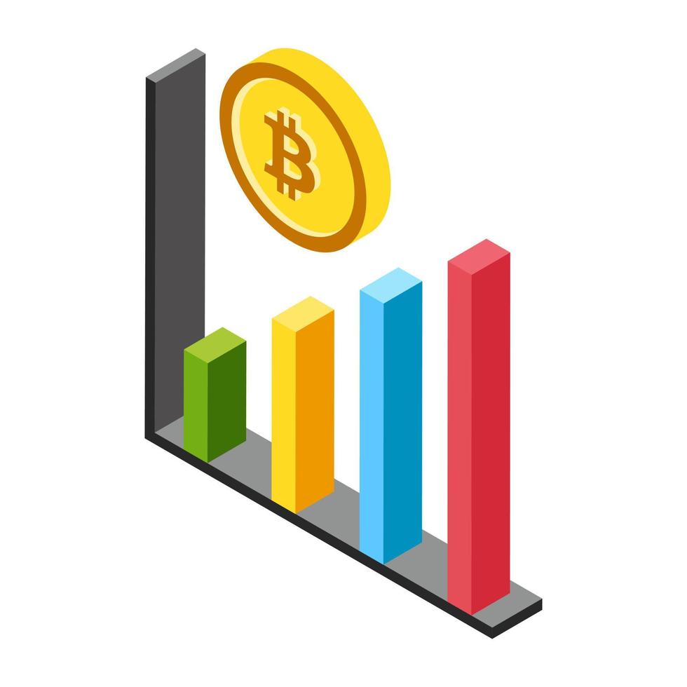 Bitcoin Graph Concepts vector