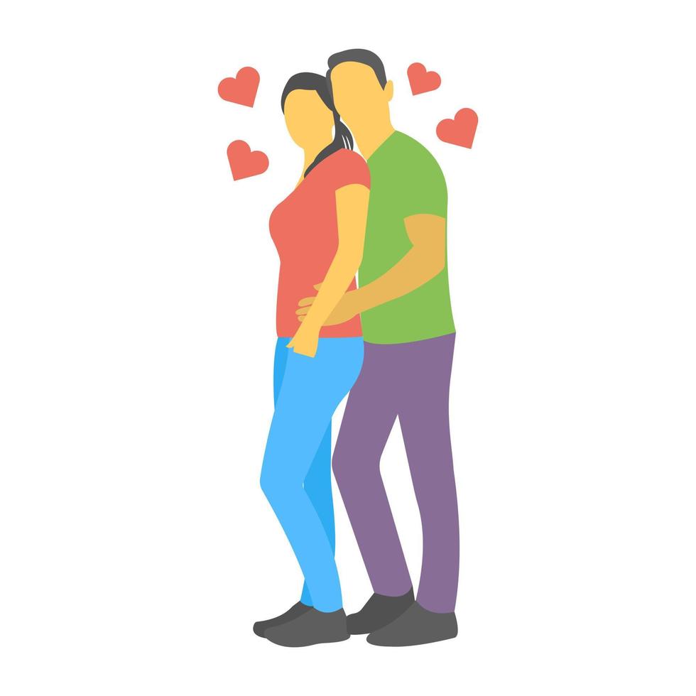 Romantic Couple Concepts vector