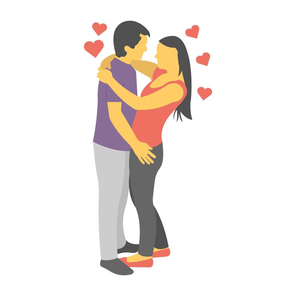 conceptos de baile de pareja vector