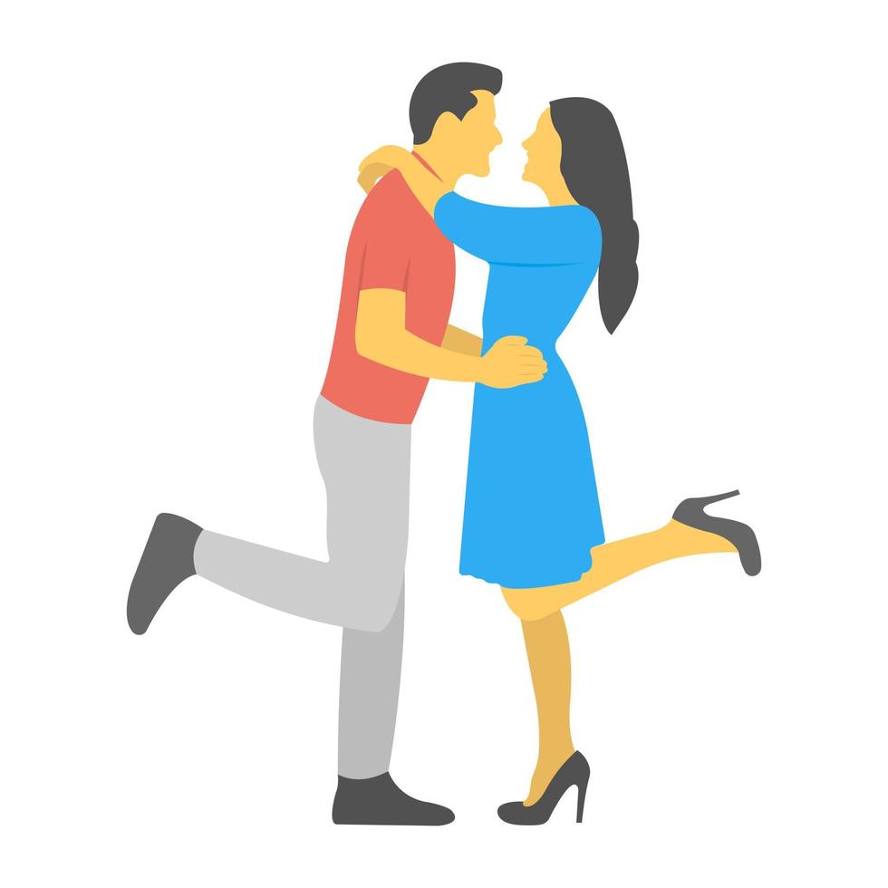 Couple Dance Concepts vector