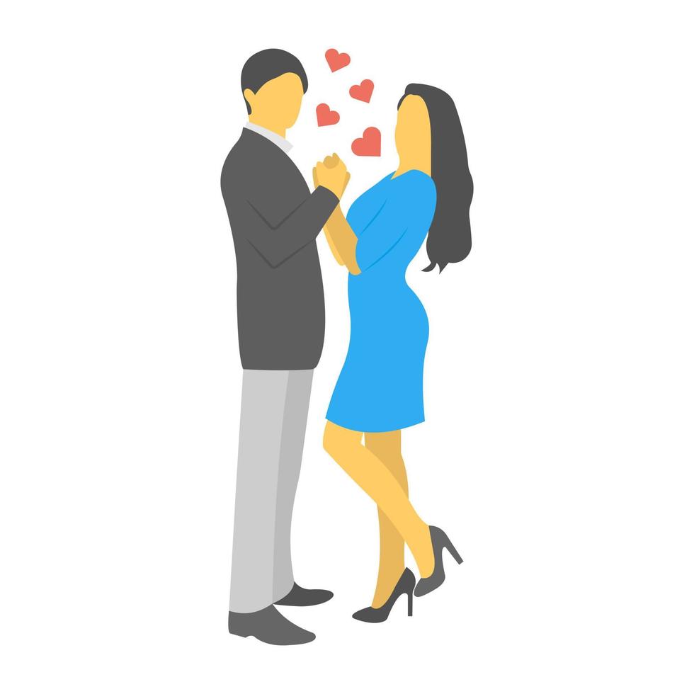 Romantic Couple Concepts vector