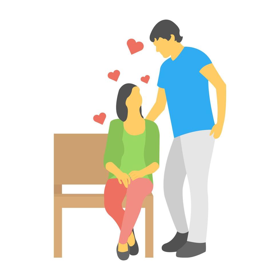 Romantic Couple Concepts vector