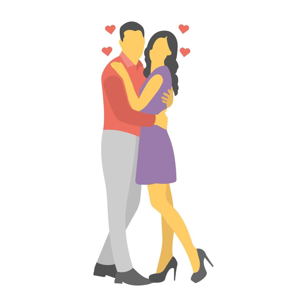 conceptos de baile de pareja vector