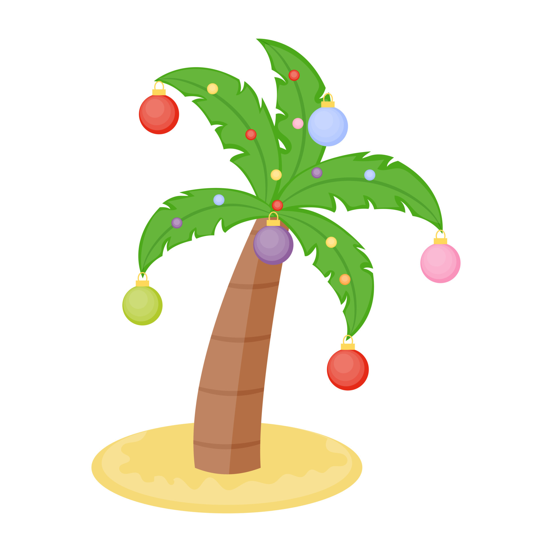 Christmas Palm Concepts 4371871 Vector Art at Vecteezy