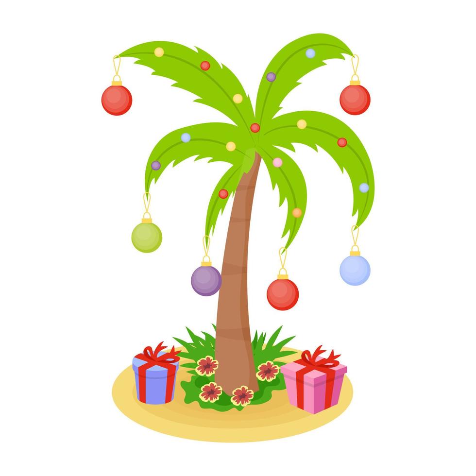 Christmas Palm Concepts vector