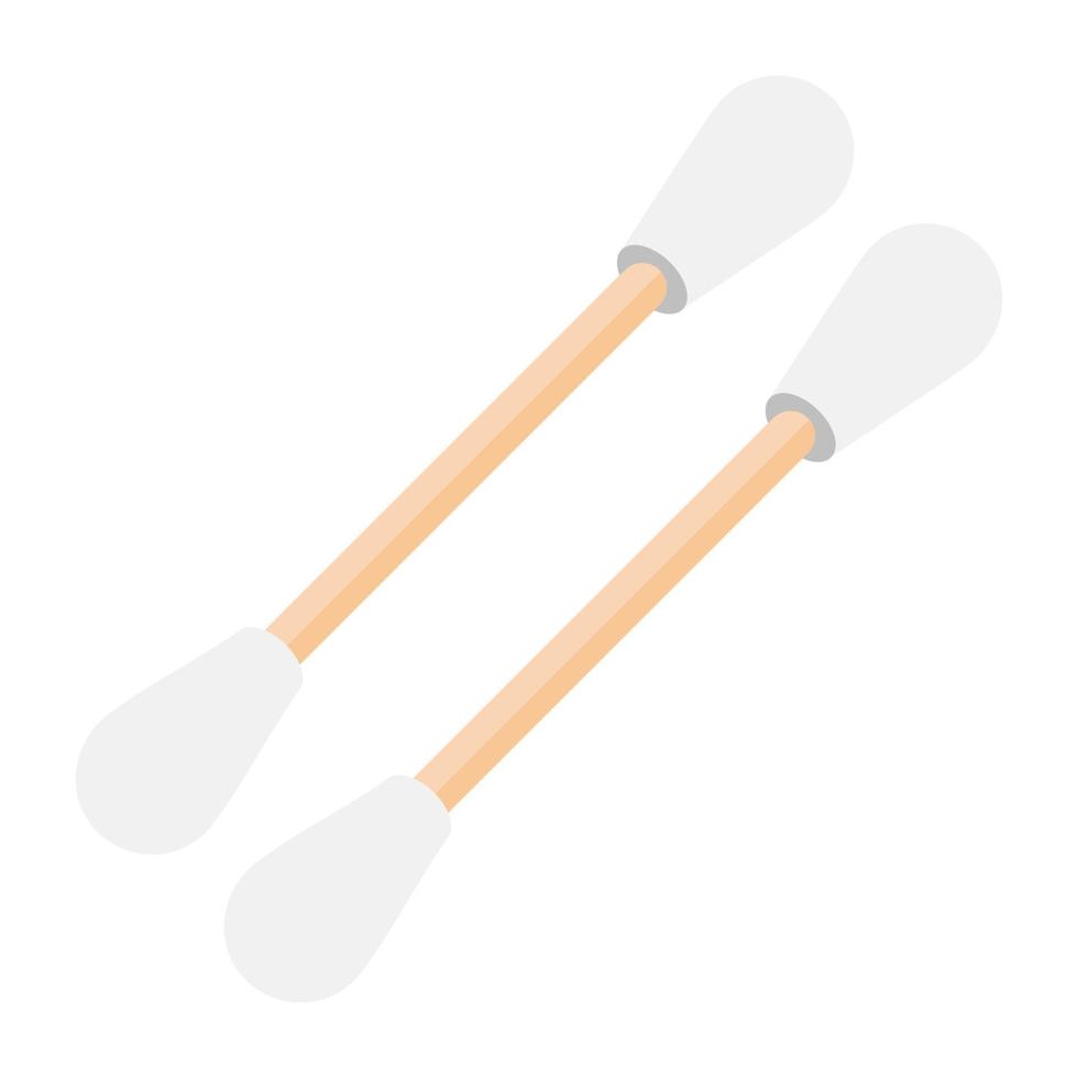 Cotton Buds Concepts vector