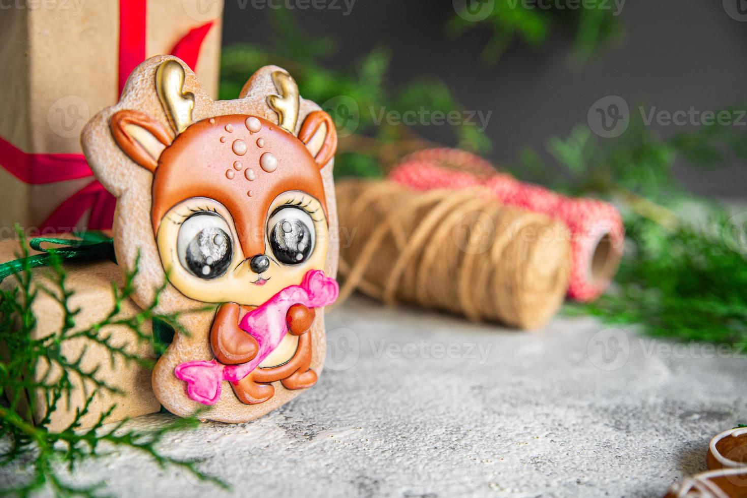 gingerbread christmas pastries biscuit food photo