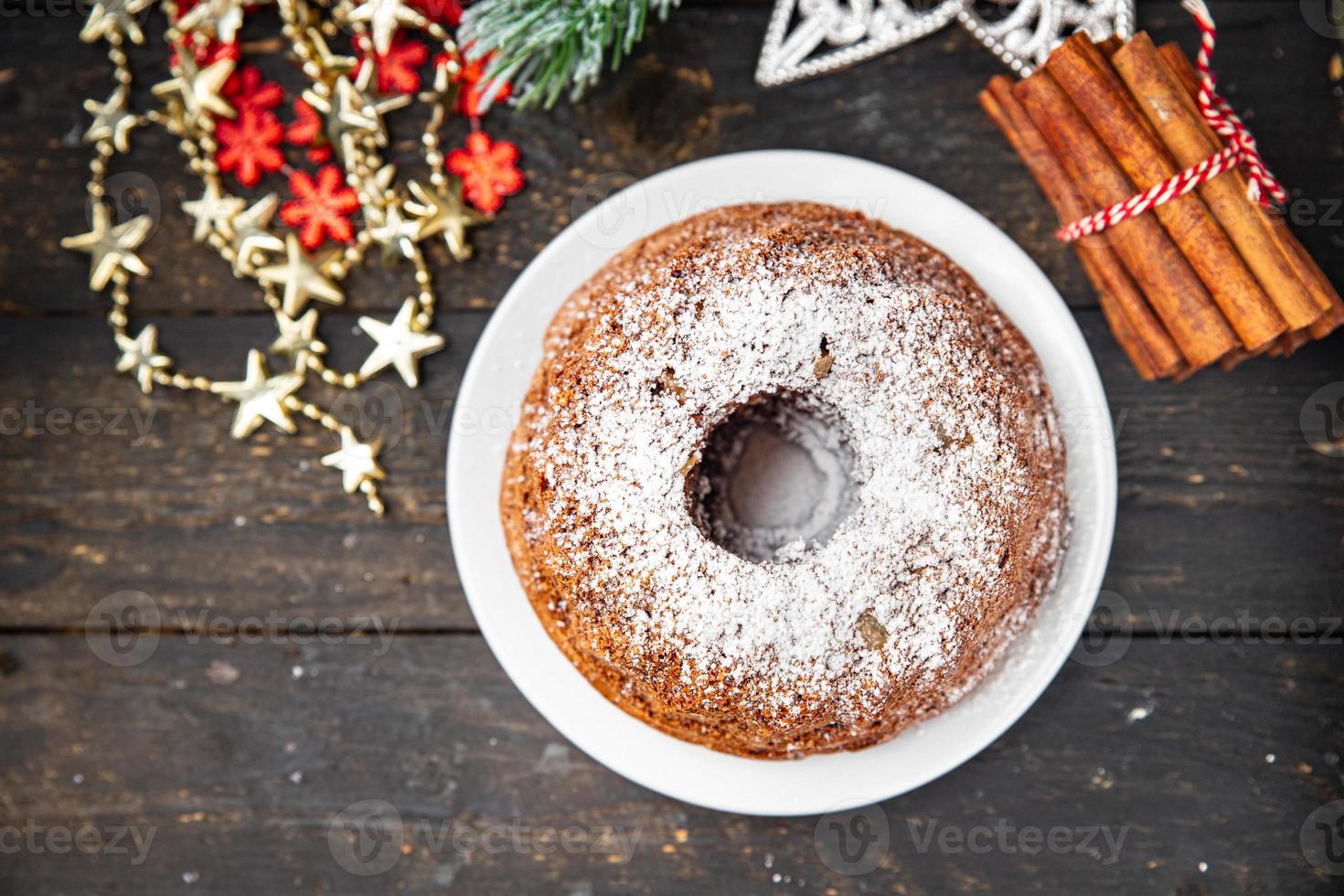 pastel de navidad dulces caseros foto