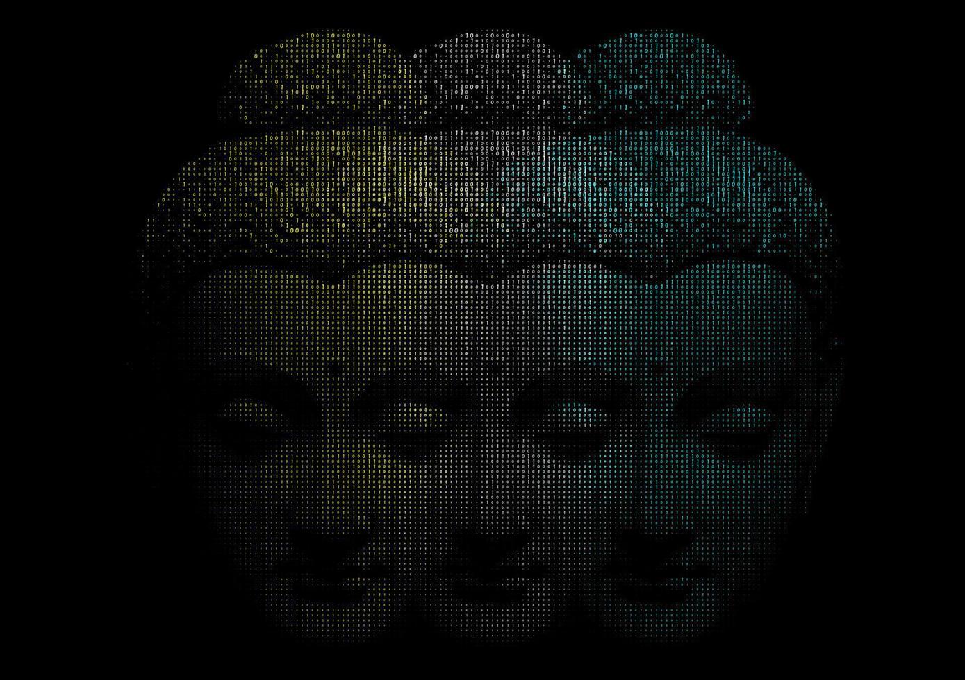 Face Of Buddha vector