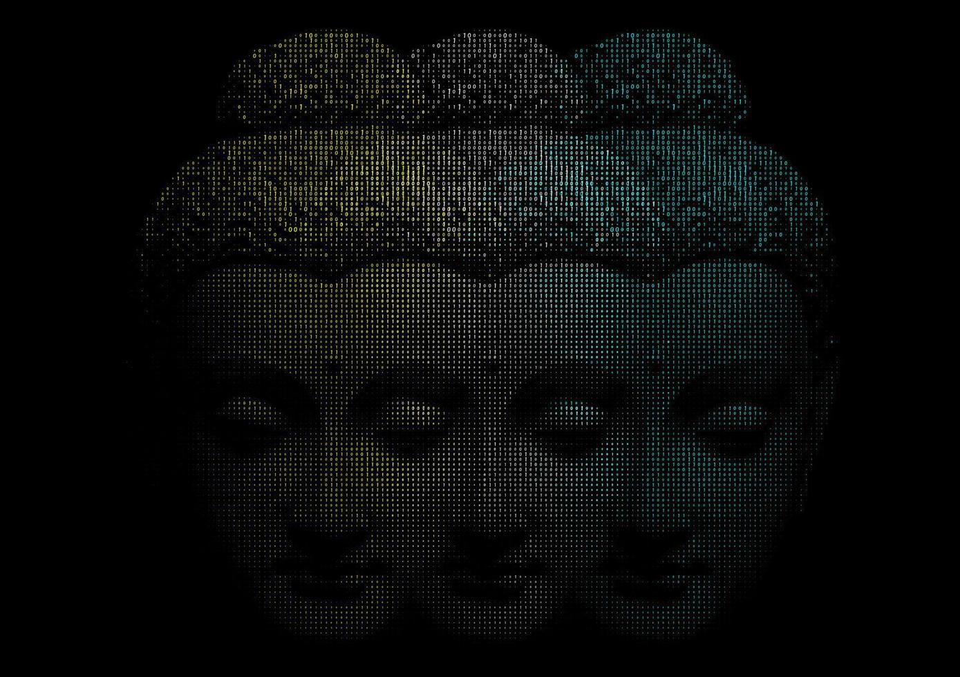 Face Of Buddha vector