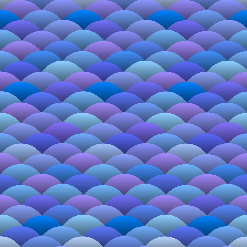 Blue waves in japanese style vector